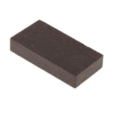 Maxbell Ebony Lumber Wood Timber Handle Plate Music Instruments DIY Tool Ebony Blank 6cmx3cmx1cm