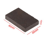 Maxbell Ebony Lumber Wood Timber Handle Plate Music Instruments DIY Tool Ebony Blank 6cmx4cmx1cm