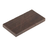 Maxbell Ebony Lumber Wood Timber Handle Plate Music Instruments DIY Tool Ebony Blank 12cmx6cmx1cm