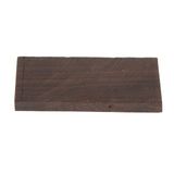 Maxbell Ebony Lumber Wood Timber Handle Plate Music Instruments DIY Tool Ebony Blank 12cmx6cmx1cm