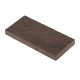 Maxbell Ebony Lumber Wood Timber Handle Plate Music Instruments DIY Tool Ebony Blank 12cmx6cmx1cm