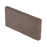 Maxbell Ebony Lumber Wood Timber Handle Plate Music Instruments DIY Tool Ebony Blank 12cmx6cmx1cm