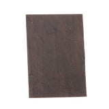 Maxbell Ebony Lumber Wood Timber Handle Plate Music Instruments DIY Tool Ebony Blank 7cmx5cmx2cm