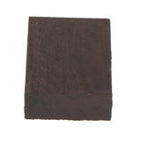 Maxbell Ebony Lumber Wood Timber Handle Plate Music Instruments DIY Tool Ebony Blank 7cmx5cmx2cm