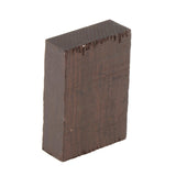 Maxbell Ebony Lumber Wood Timber Handle Plate Music Instruments DIY Tool Ebony Blank 7cmx5cmx2cm
