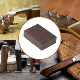 Maxbell Ebony Lumber Wood Timber Handle Plate Music Instruments DIY Tool Ebony Blank 7cmx5cmx2cm