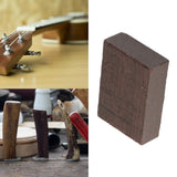 Maxbell Ebony Lumber Wood Timber Handle Plate Music Instruments DIY Tool Ebony Blank 7cmx5cmx2cm