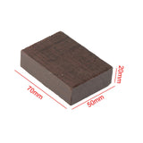 Maxbell Ebony Lumber Wood Timber Handle Plate Music Instruments DIY Tool Ebony Blank 7cmx5cmx2cm