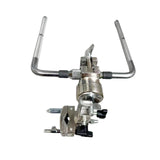 Maxbell Cymbal Clamp Holder Double L Rod Metal for Percussion Instrument Drum Cymbal