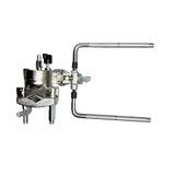 Maxbell Cymbal Clamp Holder Double L Rod Metal for Percussion Instrument Drum Cymbal