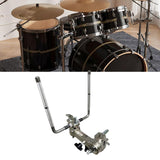 Maxbell Cymbal Clamp Holder Double L Rod Metal for Percussion Instrument Drum Cymbal