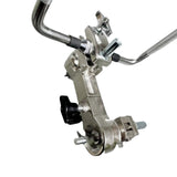Maxbell Cymbal Clamp Holder Double L Rod Metal for Percussion Instrument Drum Cymbal
