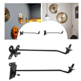 Maxbell Portable Cymbal Hanger Stand Drum Display Stand Nonslip Cymbals Display Tool For Groove Plate