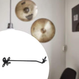 Maxbell Portable Cymbal Hanger Stand Drum Display Stand Nonslip Cymbals Display Tool For Wall