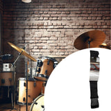Maxbell Drum Pad Strap Silent Drum Pad Fixing for Student Drummer Lover Professional Argent
