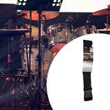 Maxbell Drum Pad Strap Silent Drum Pad Fixing for Student Drummer Lover Professional Argent