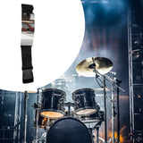 Maxbell Drum Pad Strap Silent Drum Pad Fixing for Student Drummer Lover Professional Argent