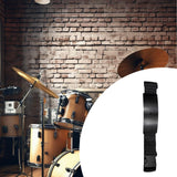 Maxbell Drum Pad Strap Silent Drum Pad Fixing for Student Drummer Lover Professional Black