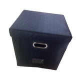 Maxbell 12inch Vinyl Records Storage Box CD Album Records Case Carrying Case Organizer Black