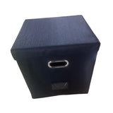 Maxbell 12inch Vinyl Records Storage Box CD Album Records Case Carrying Case Organizer Black