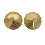 Maxbell Finger Cymbals Brass Mini Copper Hand Cymbals for Dances Holiday Celebration