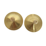 Maxbell Finger Cymbals Brass Mini Copper Hand Cymbals for Dances Holiday Celebration