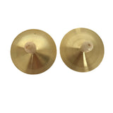 Maxbell Finger Cymbals Brass Mini Copper Hand Cymbals for Dances Holiday Celebration