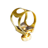 Maxbell Mouthpiece Clip Clip Fastener Fastener Metal for Saxophone Players Orchestra