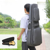 Maxbell Acoustic Guitar Bag 40”/41” Oxford Portable Stylish Gig Bag with Side Handle Black
