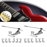 Maxbell Electric Guitar Tremolo Bridge Guitar Lover Gift Easy Installation DIY Parts 3L3R