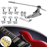 Maxbell Electric Guitar Tremolo Bridge Guitar Lover Gift Easy Installation DIY Parts 3L3R