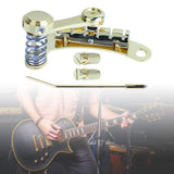 Maxbell Electric Guitar Bridge Stop Bar Strong Vibrato Tailpiece for Electric Guitar Gold