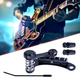 Maxbell Electric Guitar Bridge Stop Bar Strong Vibrato Tailpiece for Electric Guitar Black