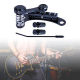 Maxbell Electric Guitar Bridge Stop Bar Strong Vibrato Tailpiece for Electric Guitar Black