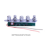 Maxbell Electric Guitar Loaded Control Plate Wired for Bass Tone Volume Control