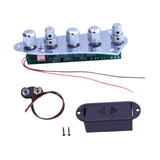 Maxbell Electric Guitar Loaded Control Plate Wired for Bass Tone Volume Control