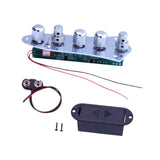 Maxbell Electric Guitar Loaded Control Plate Wired for Bass Tone Volume Control