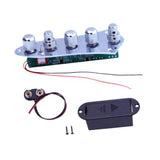 Maxbell Electric Guitar Loaded Control Plate Wired for Bass Tone Volume Control