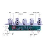 Maxbell Electric Guitar Loaded Control Plate Wired for Bass Tone Volume Control