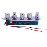 Maxbell Electric Guitar Loaded Control Plate Wired for Bass Tone Volume Control