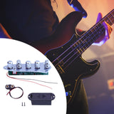Maxbell Electric Guitar Loaded Control Plate Wired for Bass Tone Volume Control