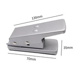 Maxbell Guitar Plectrum Punch Tool for Acoustic,Electric, Classic Guitar Replacement Argent