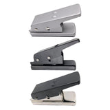 Maxbell Guitar Plectrum Punch Tool for Acoustic,Electric, Classic Guitar Replacement Argent