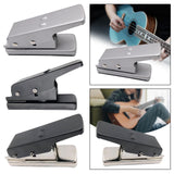 Maxbell Guitar Plectrum Punch Tool for Acoustic,Electric, Classic Guitar Replacement Argent