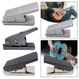 Maxbell Guitar Plectrum Punch Tool for Acoustic,Electric, Classic Guitar Replacement Argent