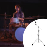 Maxbell Boom Cymbal Stand Thickened Tube with Rubber Feet Drum Hardware Tripod Stand
