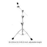 Maxbell Boom Cymbal Stand Thickened Tube with Rubber Feet Drum Hardware Tripod Stand