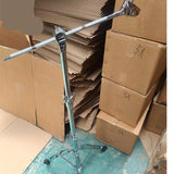 Maxbell Boom Cymbal Stand Thickened Tube with Rubber Feet Drum Hardware Tripod Stand