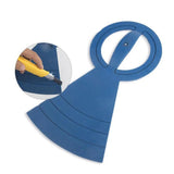 Maxbell 5Pcs Drum Mutes Silicone and 3 Cymbal Mutes Easy to Install Drum Sound Mutes Blue