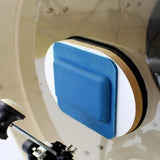 Maxbell 5Pcs Drum Mutes Silicone and 3 Cymbal Mutes Easy to Install Drum Sound Mutes Blue